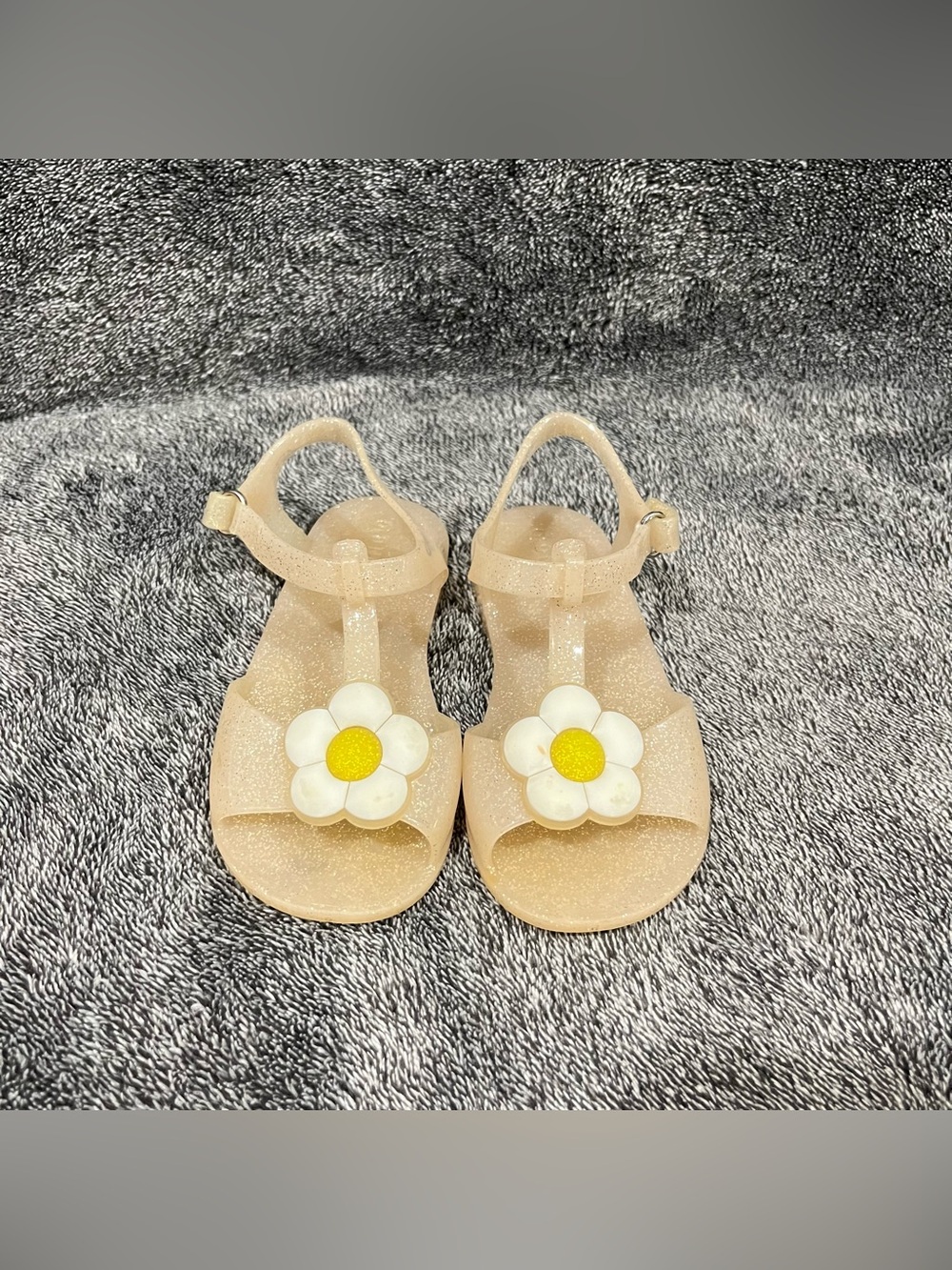 Old Navy Toddler Girls Jelly Flower Sandals Size 8